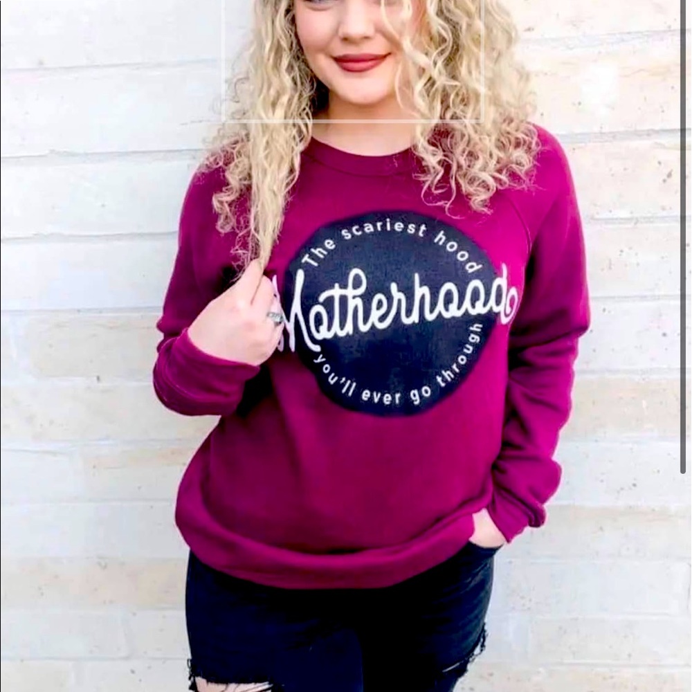 Motherhood Maroon Pullover